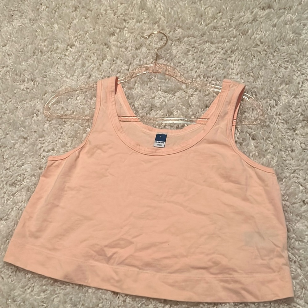 old navy cropped tank top